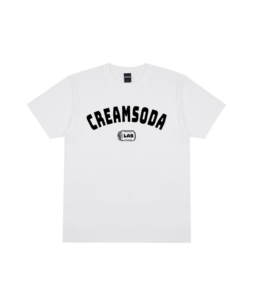 CREAM SODA LAB [2Pack] Ozzy Acro Logo Short Sleeve T-Shirt White (Black) Black (White)