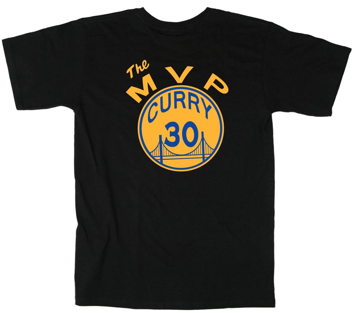 ЧЕРНАЯ футболка-майка Steph Curry Golden State Warriors  MVP  S-5XL XS