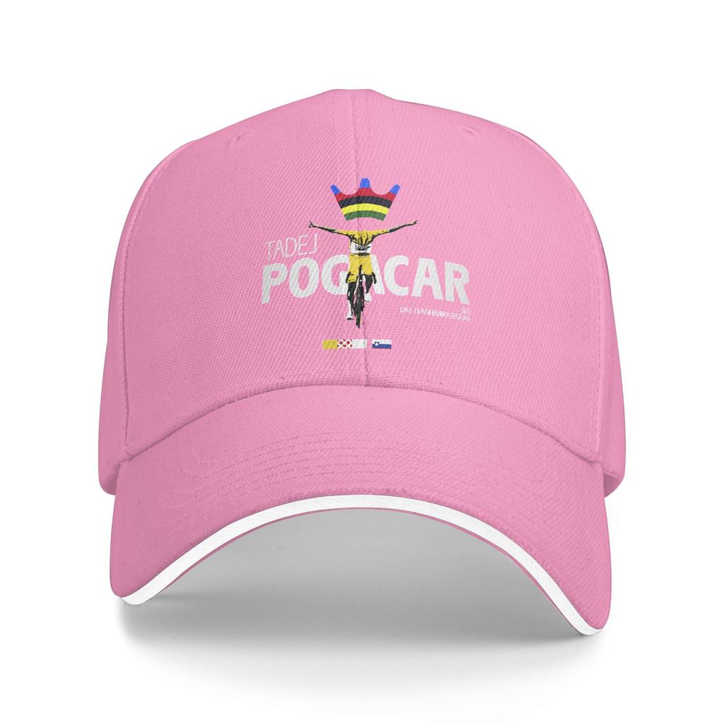 Tadej Pogacar Cycling Sun Baseball Cap Summer Y2K Cute Trucker Hat For Women Men Running Hippie Baseball Caps