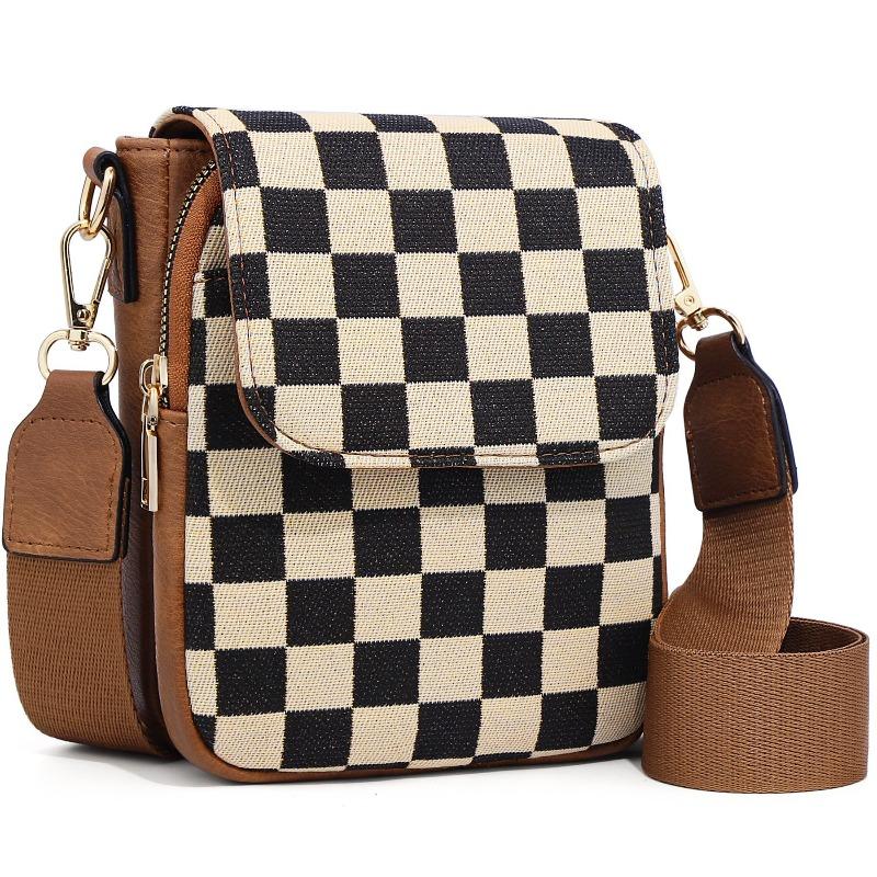 Hot-selling Mini Messenger Bag, Portable Mobile Phone Bag, Multi-pocket Card Slot Function, Adjustable Shoulder Strap.