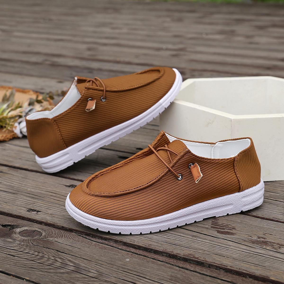 

Plus-size Breathable Casual Shoes, Flat-soled Single Shoes, Women s Shoes 43 коричневий