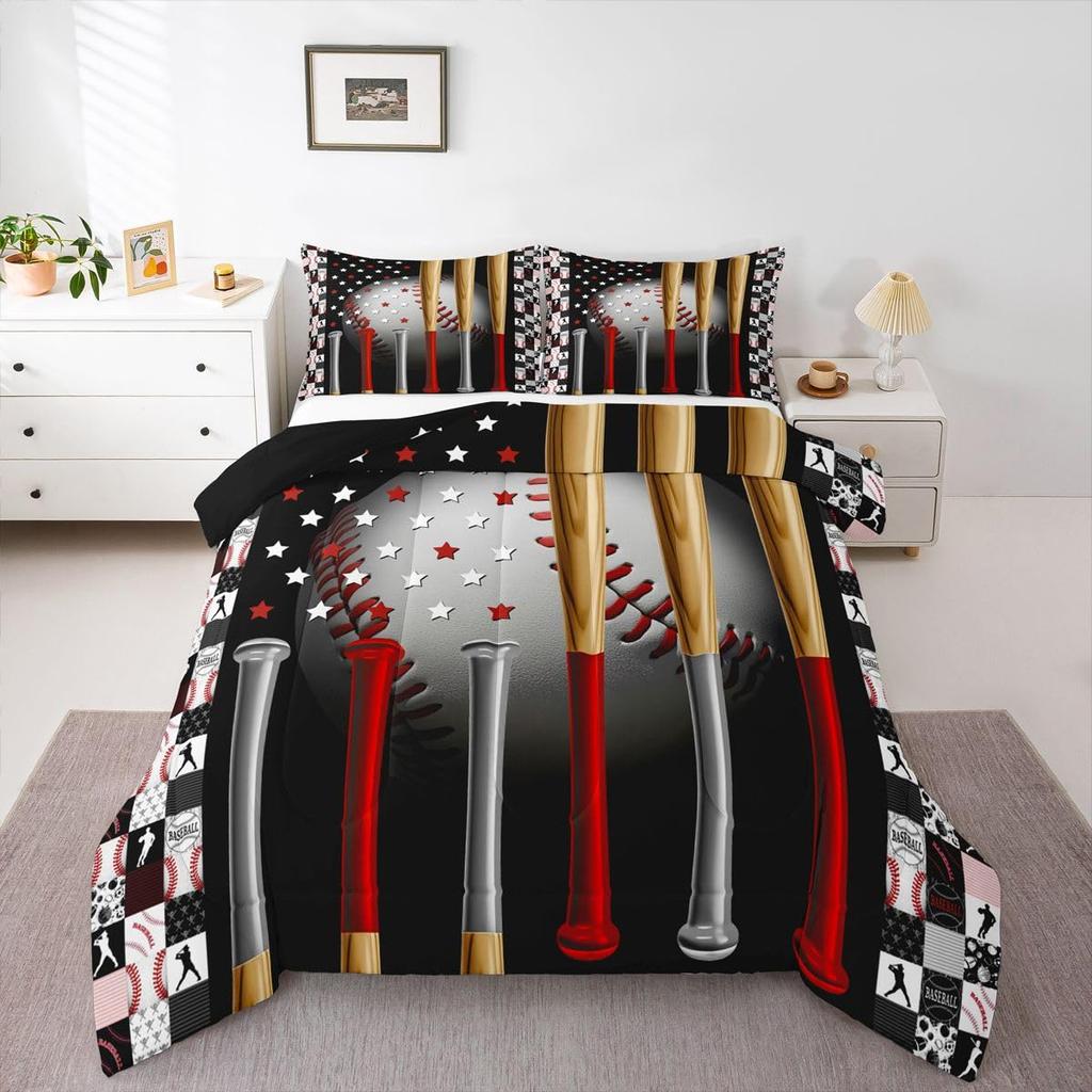 Erosebridal Sun and Moon Comforter Set Queen,Black and White Bedding Set for Kids Boys Girls,Psychedelic Tree of Life Down Comforter,Galaxy
