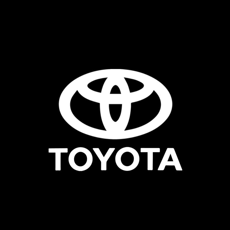 

2 шт. Светодиодная подсветка приветствия на дверь автомобиля Для Toyota Corolla Yaris Aygo Prius Camry Avensis TRD 4Runner Rav4 GR CHR Crown AVALON Alphard