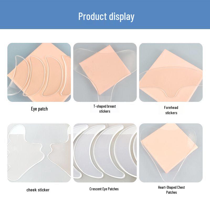 Silikon Anti-Falten Gesichts- und Augenpflaster Set zum Lifting und Straffen