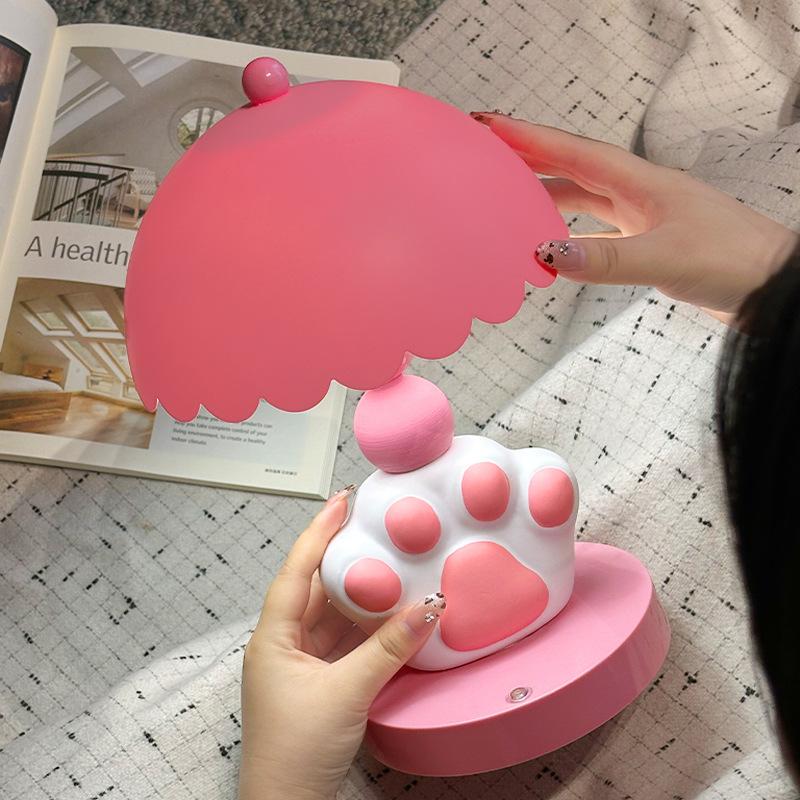 Cute Creative Paw Shaped Night Light, Cat Paw Lamp Bedroom Bedside Decor Ornament, Premium Gift for Best Friends Birthday