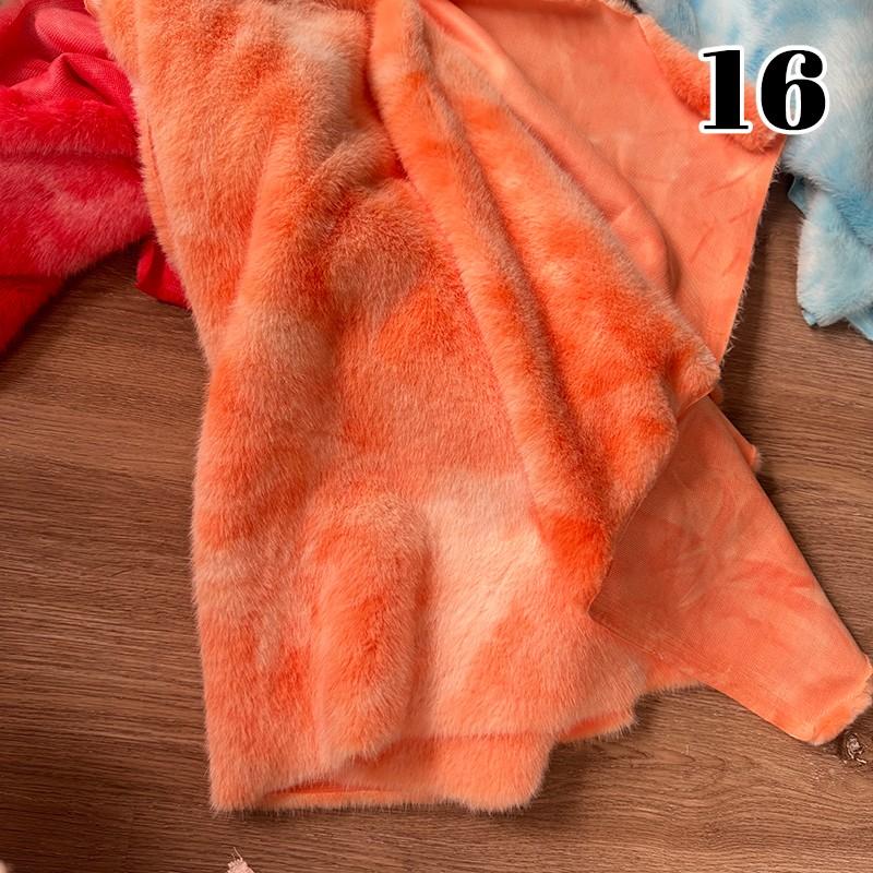 30x50cm Teddy Short Plush Fabric Elastic Doll Pillowcases Toys Diy Sewing Cloth Velvet Plush Handmade Sewing Quilting Fabric