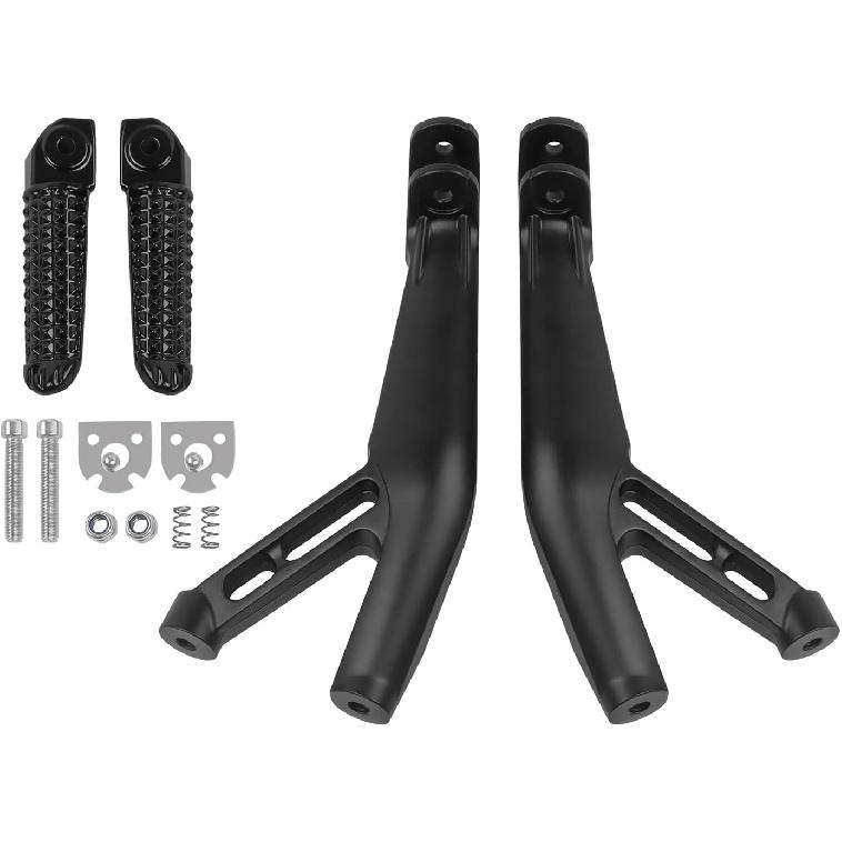 CHIFUN Rear Passenger Foldable Footpeg for YZF R7 2022-2025, YZF R1 R1S R1M 2015-2025, YZF R6 2017-2022, CNC Aluminum Motorcycle Foot Pegs Non-slip