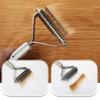Multiuse Pet Massage Comb For Thick Furs Coat Quick Detangler Tool With Easy to Grip Handle Slicker Brush for Home Use