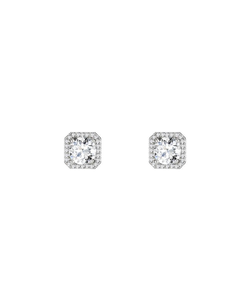 Jyddm Shine Square Earrings