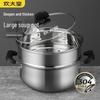 Chui Da Huang 304 Stainless Steel Multi-purpose Pot with Steamer