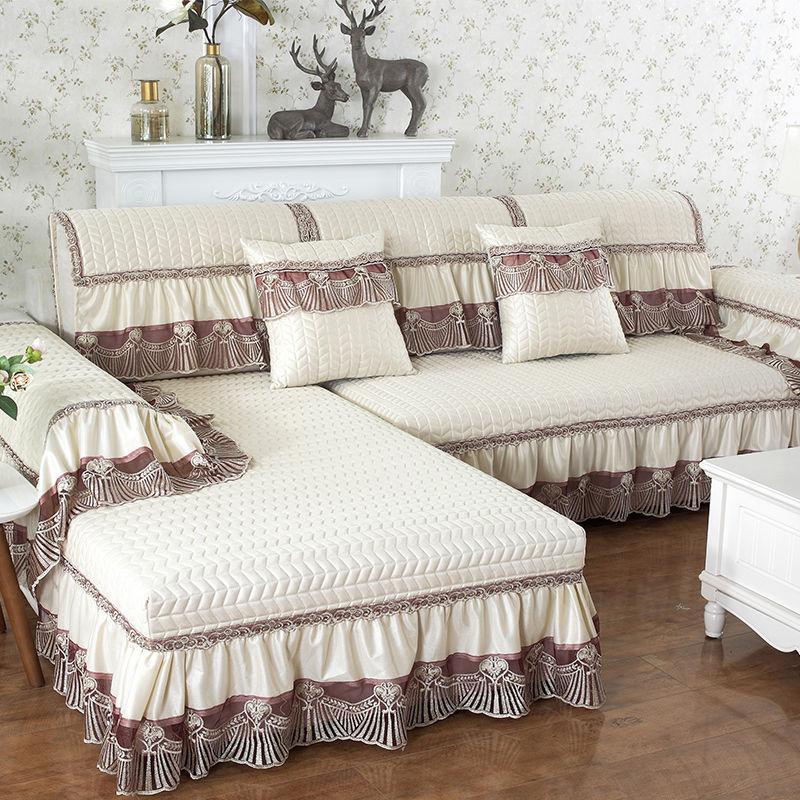 Sofa Cushion European Fabric Universal In All Seasons, Modern Simple Non-Slip Seat Cushion, Sofa Cover All-Inclusive, Universal Cover All-Inclusive
