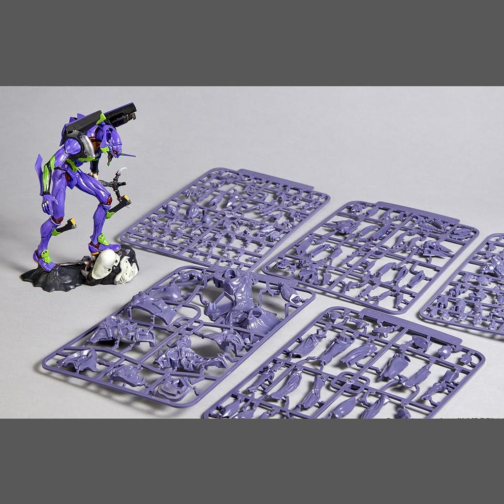 Kaiyodo ARTPLA SCULPTURE WORKS Evangelion Approximately 230mm Unpainted Plastic Model Kit AP048 Unit-01 "Runaway" (2025 Rerelease), Tall, Non-Scale,