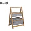 Multi-layer Folding Storage Rack for Bedroom, Living Room, and Bathroom