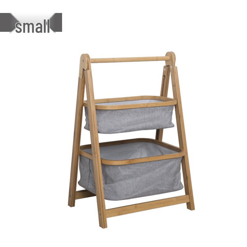 Multi-layer Folding Storage Rack for Bedroom, Living Room, and Bathroom