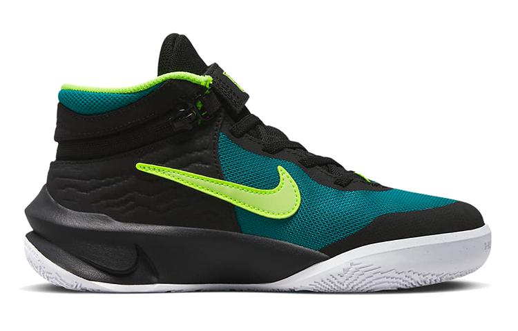 Nike Team Hustle D 10 Flyease Game Ready Slip Resistant Cushioning Abrasion Resistant Mid top DD7303-012