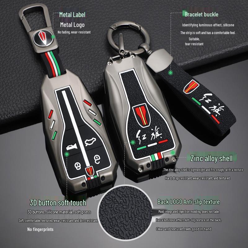 2022 Hongqi HS5/HS7 Premium Key Case for Men