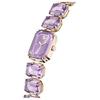 Swarovski Millenia Jewelry Series Watch Quartz Movement Stainless Steel Strap 30Mm Purple Dial 50M Water Resistant Women Watches 5722364