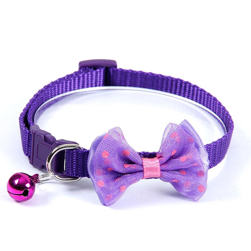 

Pet Patch Paw Print Collar with Bell - Hot-Selling Pet Collar for Dogs & Cats 1.0 cm