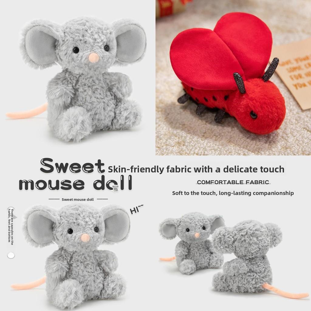 Cute Mouse Plush Toy With Pp Cotton Filling For Kids And Animal Collectors