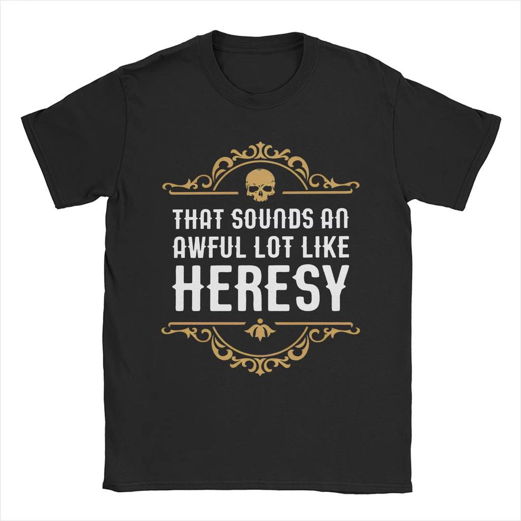 Vintage Heresy Funny Wargaming W-Warhammer 40k T-Shirts Women Round Neck Cotton T Shirts Short Sleeve Tees Gift Idea Clothing...