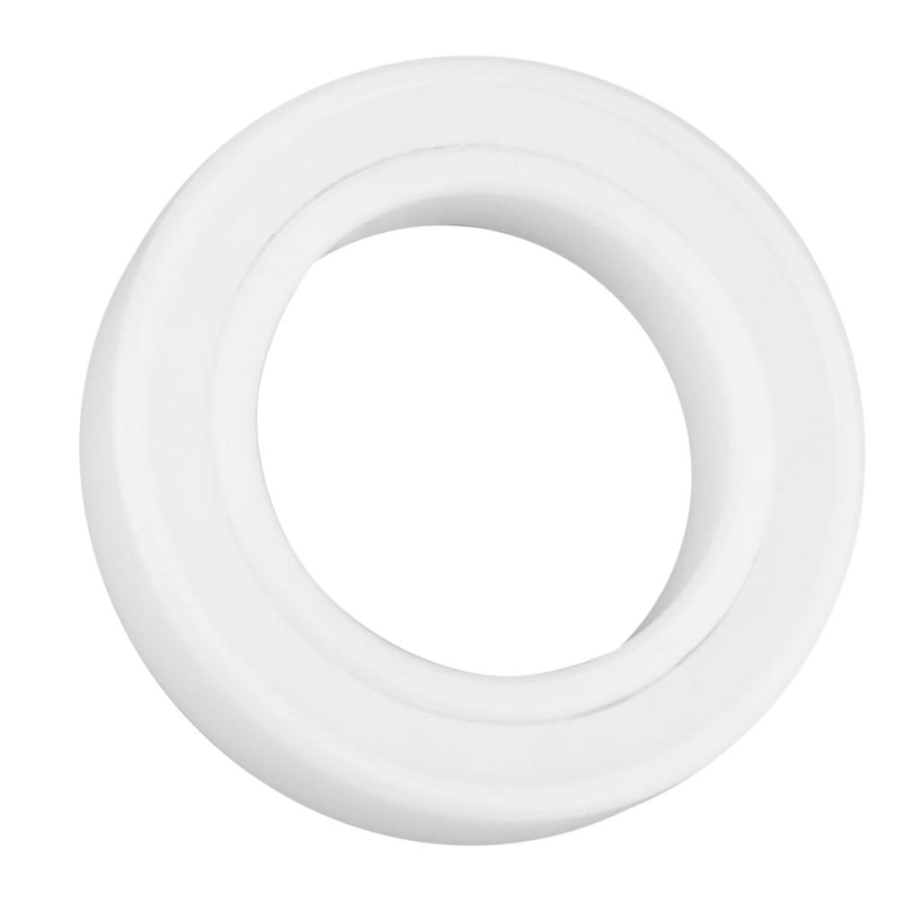 White Color ZrO2 Full Ceramic Miniature 68022RS Ball Bearing 15x24x5mm
