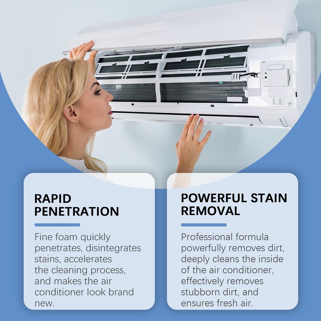 Conditioning Detergent Household Air-Conditioner Hanging Machine Disassembly-Free Wash-Free Deodorant Descaling Foam Air Conditioning Cleaning