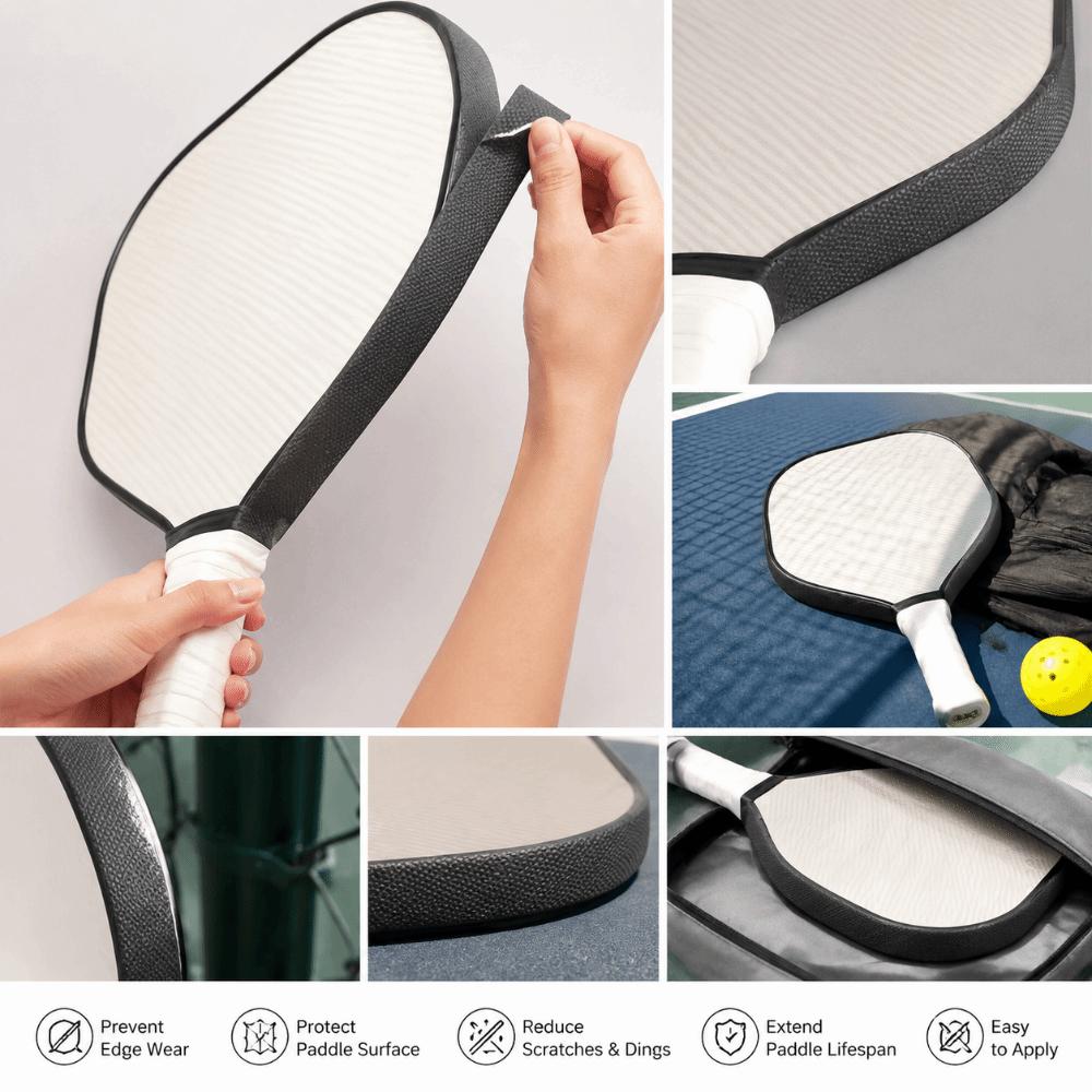 Universal Pickleball Racket Edge Sticker Scratch-proof Frame Protective Tape Training