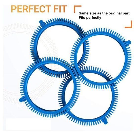 

2 шт. 896584000-143, длительный срок службы, ремень переднего колеса, износостойкий, практичный очиститель для бассейна, 2X 4X, давление спереди/сзади