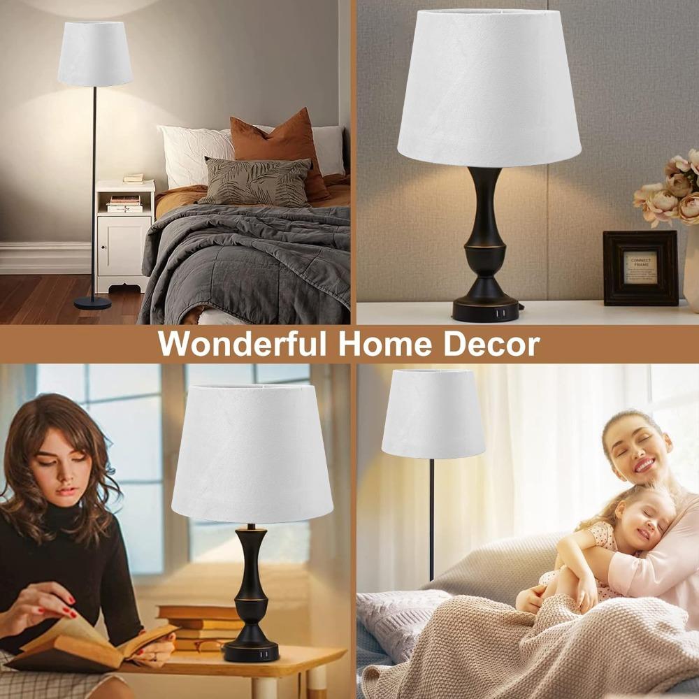 Clip On Design Lamp Cover 6.3 Inch Height Chandelier Lamp Shades Modern Lampshade  Wall Lamp