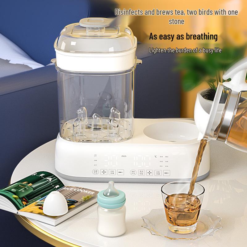 3-in-1 Baby Constant Temperature Kettle: Sterilizes, Dries, and Warms Milk.