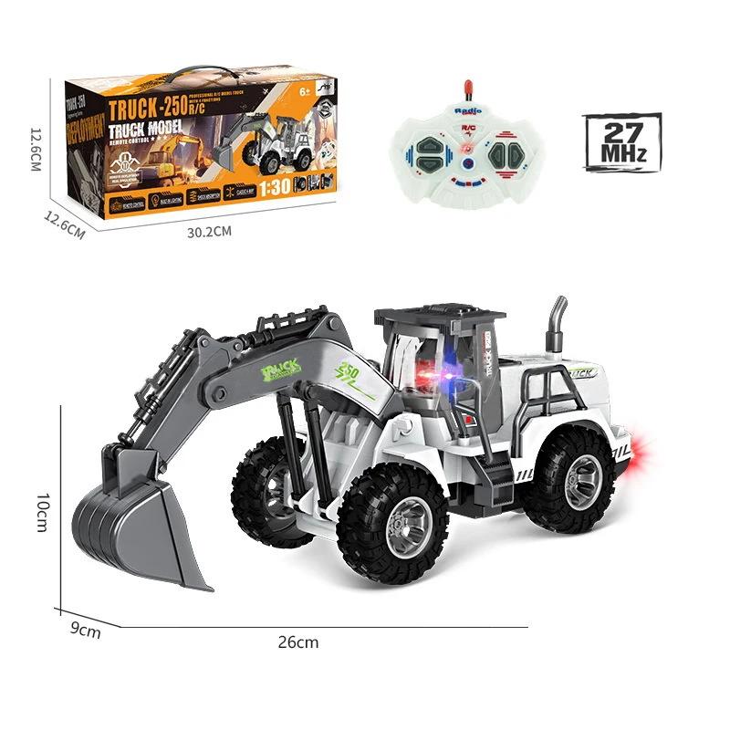 1/30 RC Excavator Engineering Car Remote Control Truck RC Model Car Toys Cars Engineering Eletric Vehicles Bulldozer Truck Model
