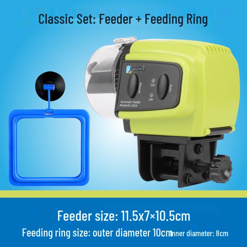 Smart Aquarium Fish Feeder with Timer - Large Capacity for Goldfish