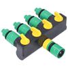 Water Hose Splitter ABS Material 4 Way Stainless Durable Garden Irrigation Faucet Splitter for