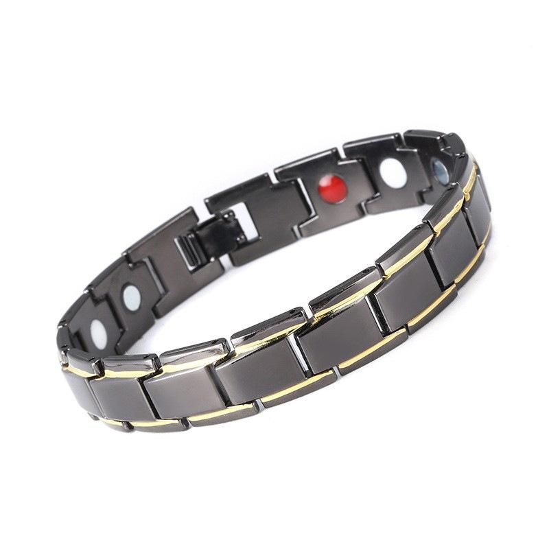 New Detachable Magnetic Bracelet European and American Men's Alloy Couple Bracelet