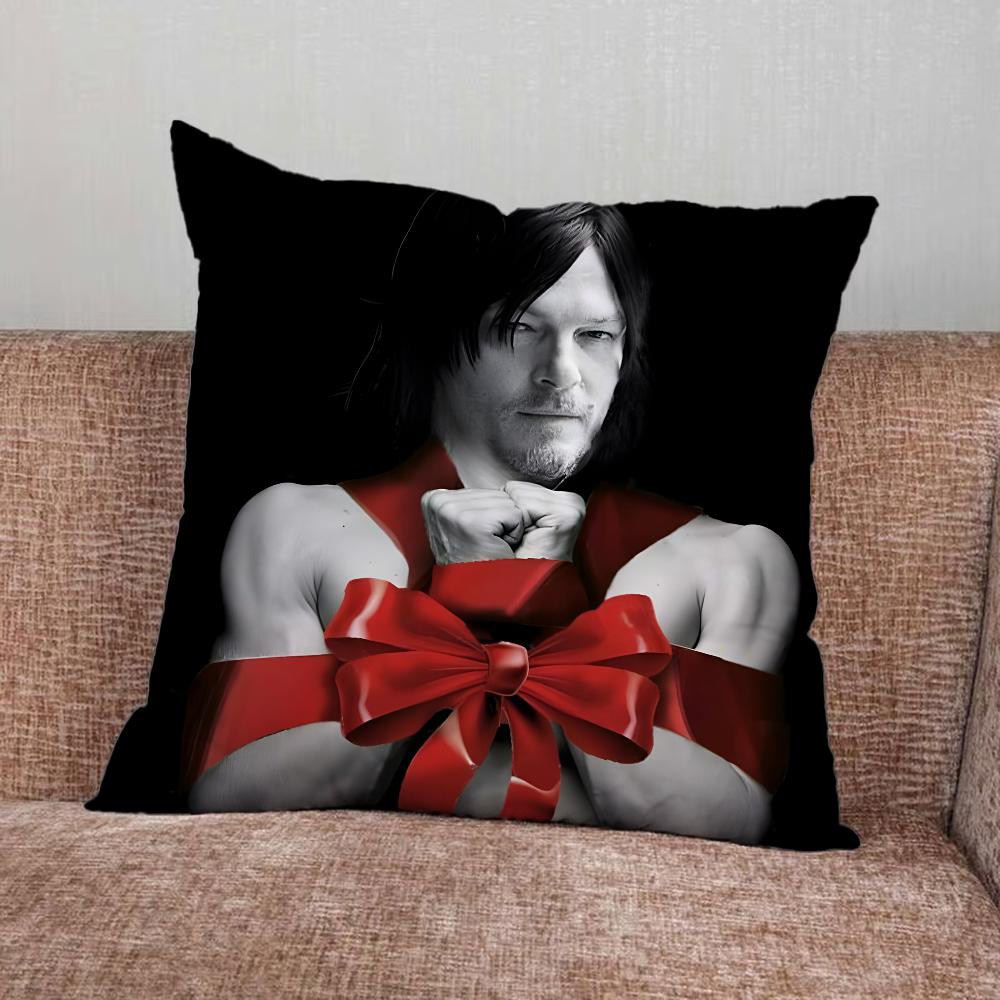 

Dead D-Daryl Dixon Pillow Case For Home Bedroom Car Office Decoration Living Room Sofa Cushion Cover Suitable 16x16Inch