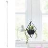 3 PCS Garden Planter Flower Pot Basket Replacement Iron Hanging Chain    Hooks Set