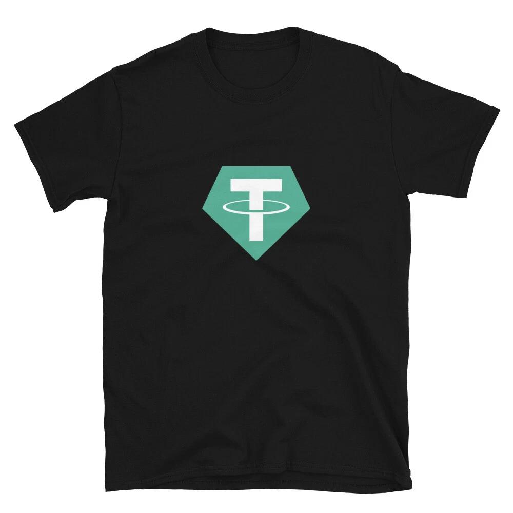 Tether USDT T- Shirt Crypto Trader Gift Tee S