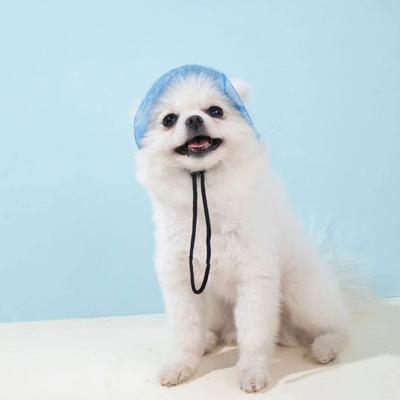 Stylish Adjustable Dog Sun Hat Lightweight Breathable Dog Bonnet Cap Anti Stripping Ears Small Dog Cat Hats Pet Supplies