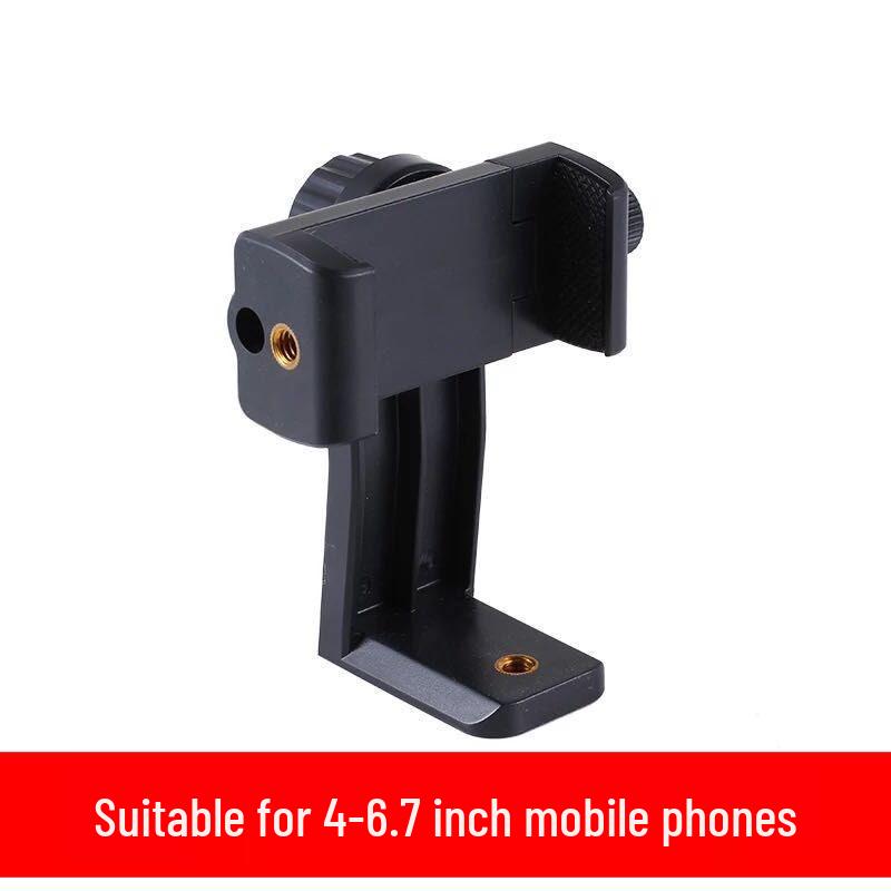 Multi-Angle Phone & Tablet Selfie Tripod Stand with Universal Screw Clip