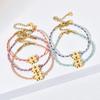 Colorful Stainless Steel Woven Rope Bracelet for Boys and Girls