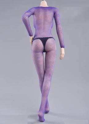 Scale Fire Girl Toys Purple Soldier Wardrobe Series Seamless Mesh Socks for Action Figures and Not [TOYBARJAPAN] 1/6 FG-YC-003F Women's (Body, Head,