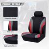 Car Front Seat Covers Only, Sports Breathable Mesh Vehicle Front Seat Protectors with Removable Headrest Covers, Auto Interior Protection