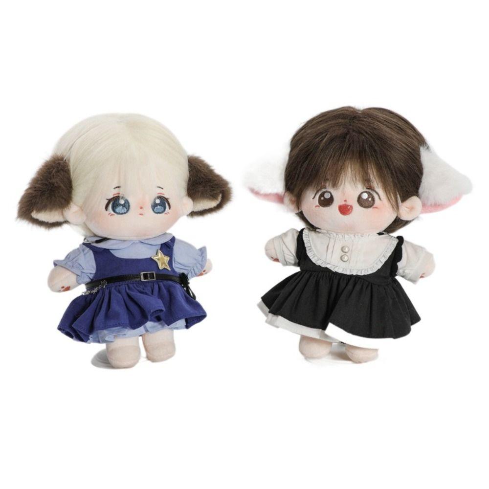 Cute Plush Headband Emulational Doll Headwear 2025 Cat Ear Headband  for 20CM Cotton Doll