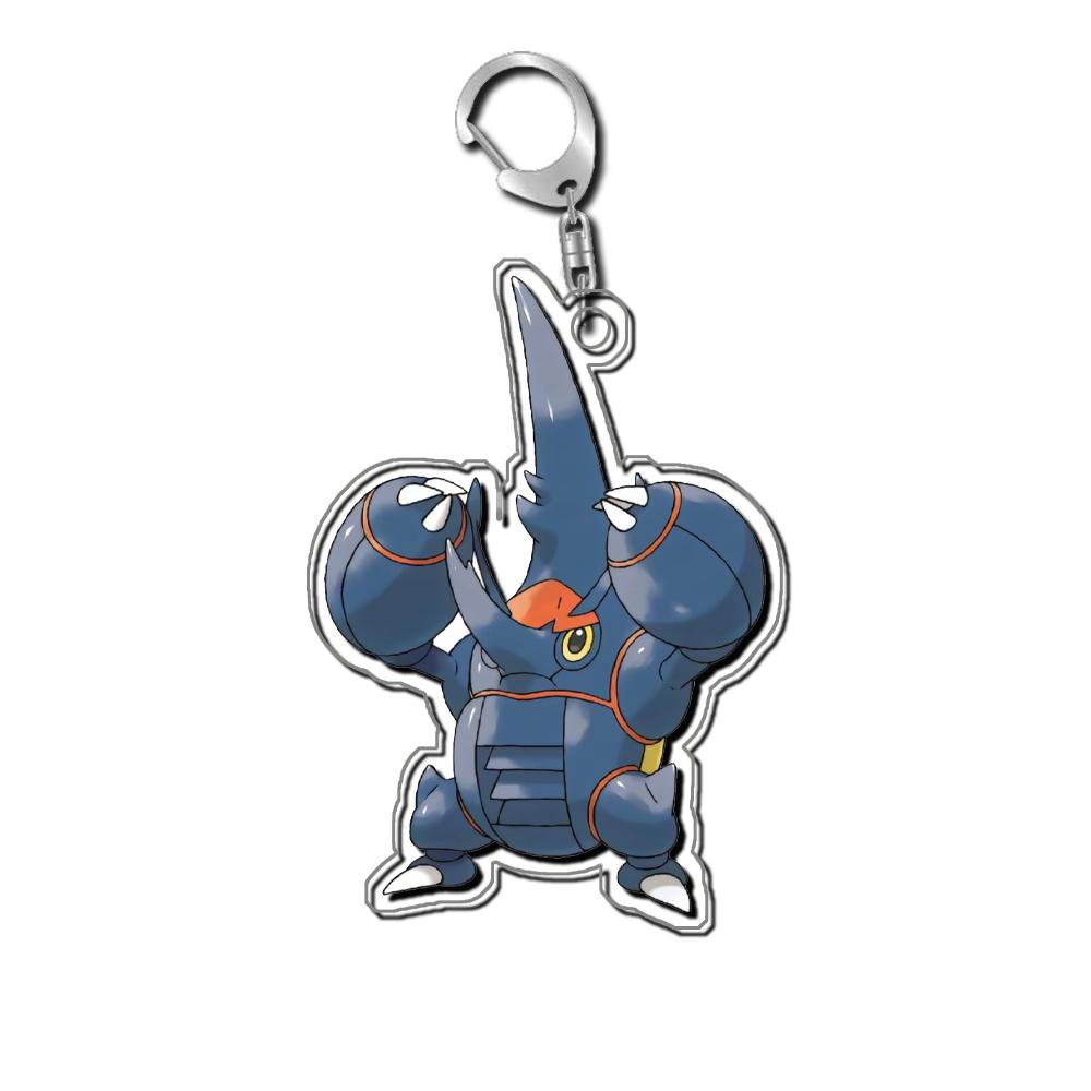 Keychain For Pokemon Charizard Houndoom Mewtwo Gyarados Latias Blaziken Anime Game Collection Anime Peripheral DIY Toy Gift