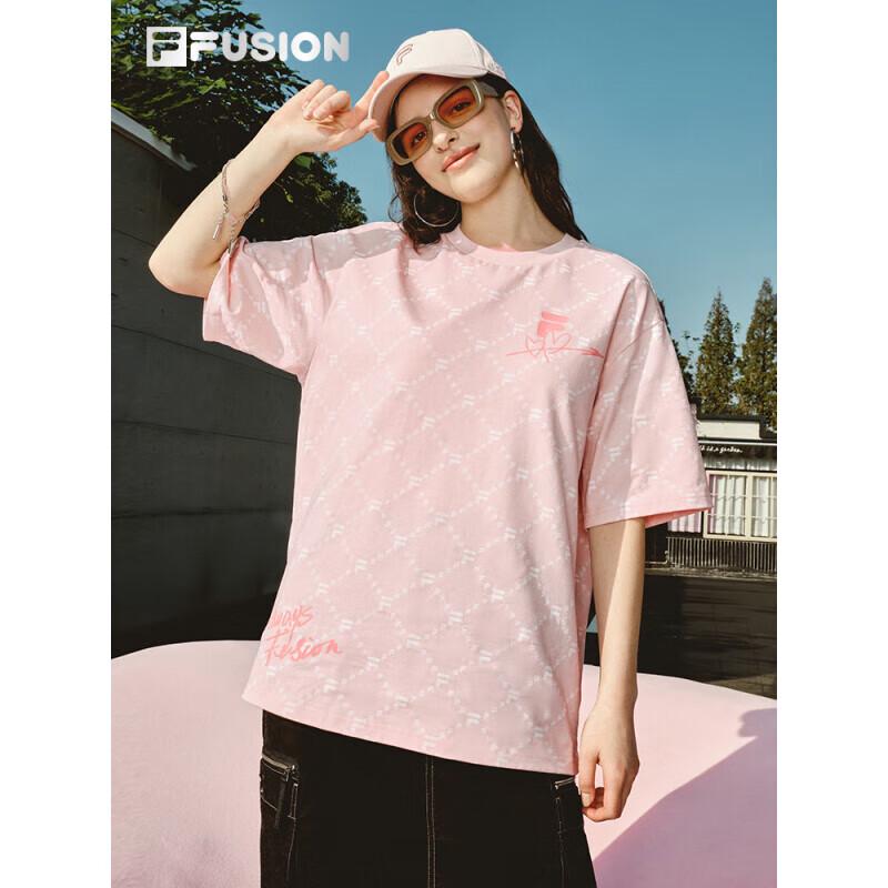 FILA FUSION Loose Fit Cotton T-Shirt M