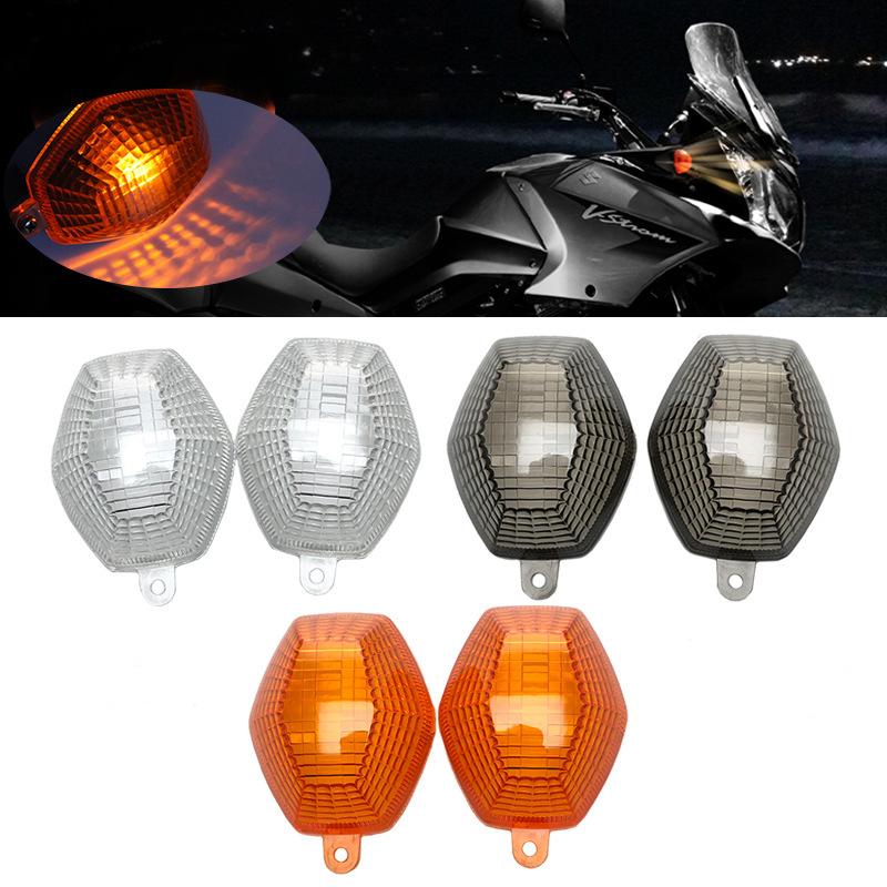 2Pcs Motorcycle Turn Signal Light Lens Cover For SV 650N 650S 1000 N/S SFV 650 Gladius DR-Z 400S 400SM DL 1000 650 V-Strom