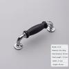 Black Door Handle Single Hole Cabinet Handle Hardware Wardrobe Handle  Wardrobe