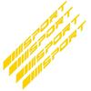 Fashion 4pc Car Stickers Wheel Wheels Sports Racing DIY Stripe Decoration Stickers Badge Car Styling Car SUV