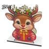 Gingerbread Man Table Ornament Wooden Christmas Napkin Holder, And Deer Design, Xmas Gift for Home Decorative Vertical Paper Towel Storage Kitchen
