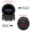 52mm Car Digital Water Temp Oil Pressure Tachometer Oil Temp Turbo Boost Kpa Gauge Voltmeter EXT Meter Gauge Blue Ambient Light